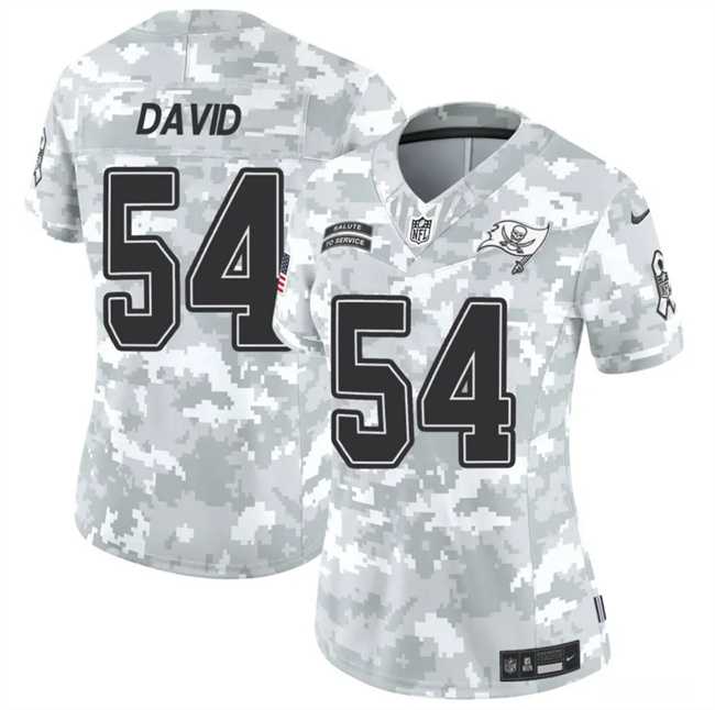 Women%27s Tampa Bay Buccaneers #54 Lavonte David 2024 F.U.S.E Arctic Camo Salute To Service Limited Stitched Jersey Dzhi